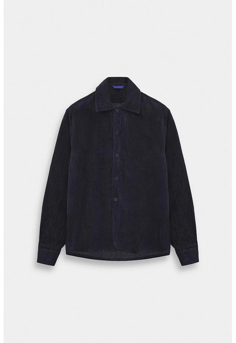 Giesto Мъжка риза Denim тъмно синя regular fit