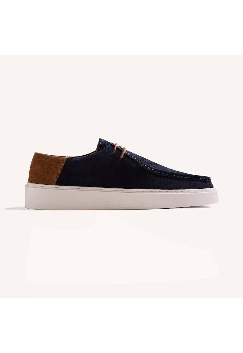 Gioseppo Велурени мокасини с връзки Wallabee -