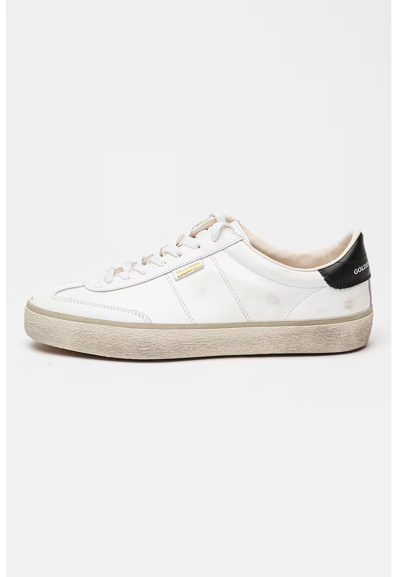 GOLDEN GOOSE Кожени спортни обувки Soul Star със захабен ефект