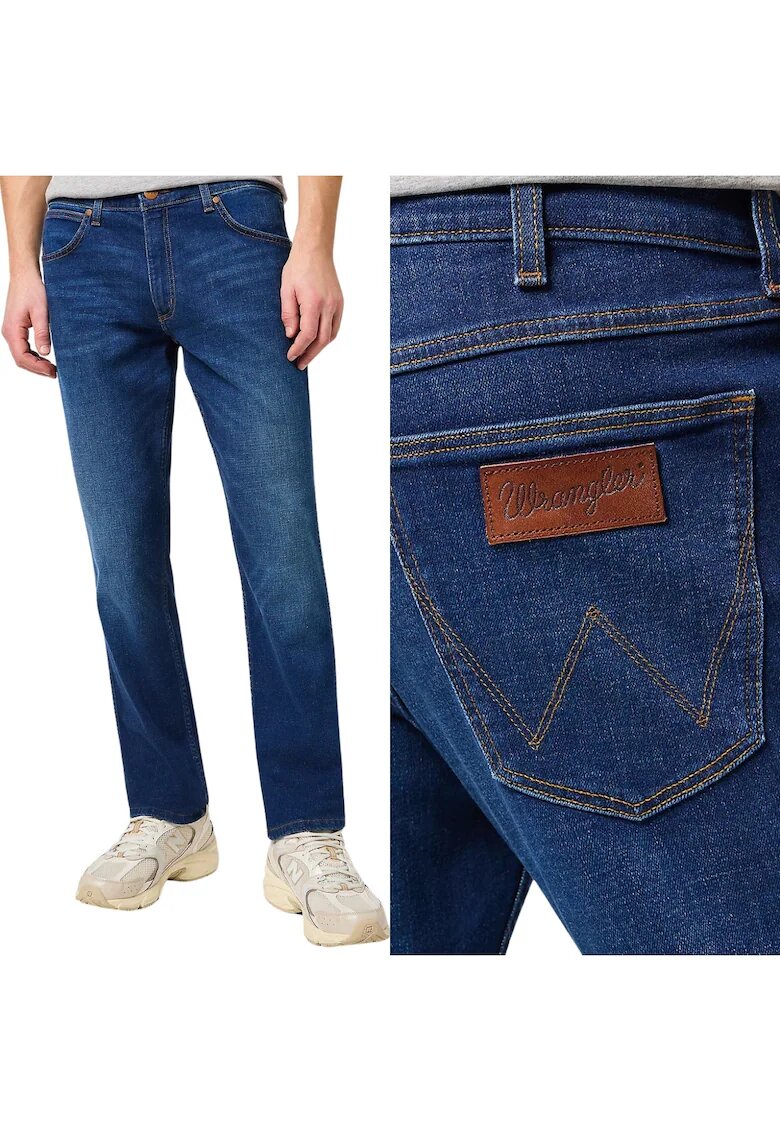 Greensboro Мъжки дънки Wrangler 803 - прави - тъмносини - W50 L34
