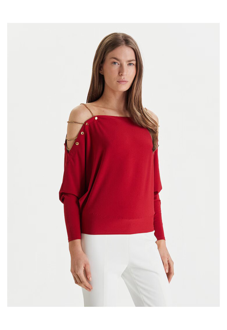 GUESS BY MARCIANO Дамска блуза - червена - полиестер