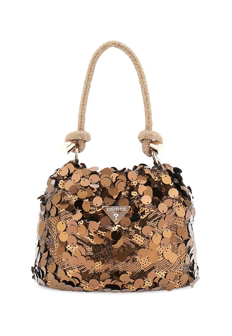 Guess Чанта Holiday Shine с пайети