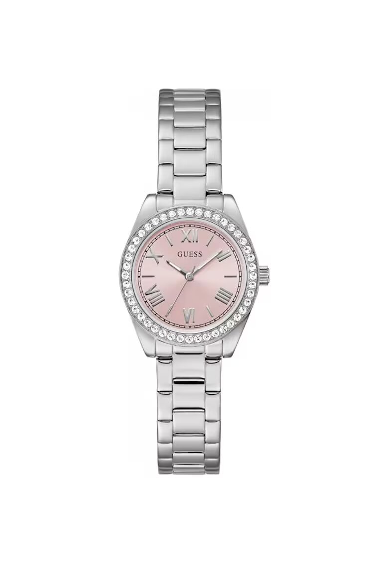 Guess Часовник за жени - Mini Luna GW0841L4 - кварцов - инокс