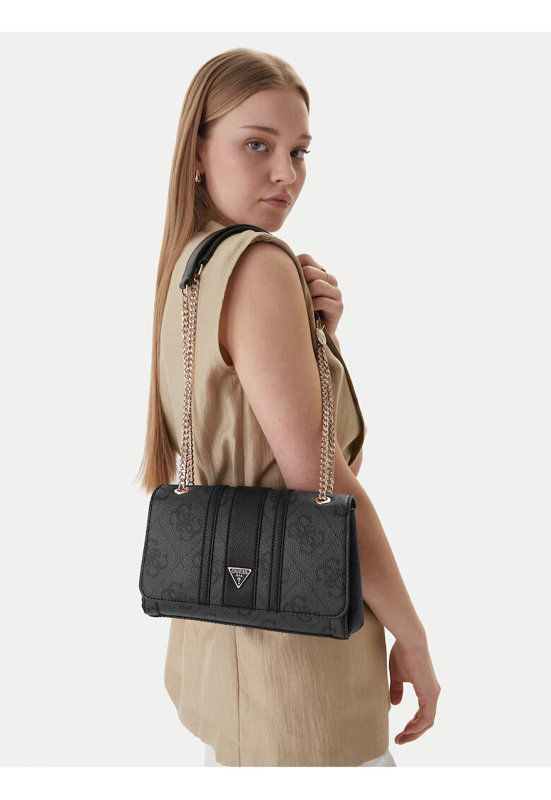 Guess Дамска чанта - екологична - сива - One Size INTL - комплект с торбичка против прах