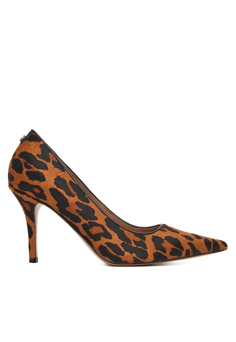 Guess Дамски обувки LEOPA естествена кожа
