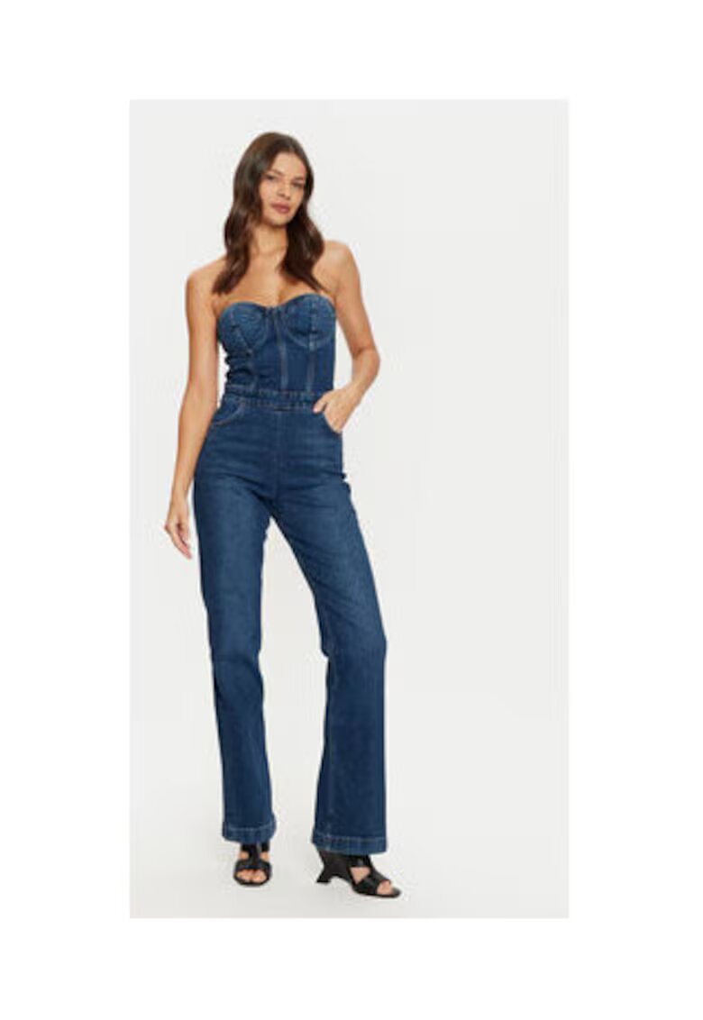 Guess Гащеризон slim fit от деним