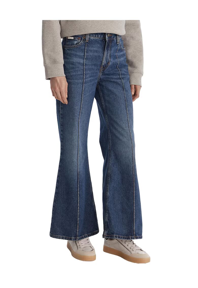 Guess Jeans Дамски дънки - памук - сини - с цип