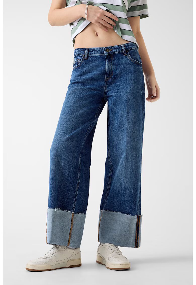 Guess Jeans Дънки с ниска талия и навити маншети