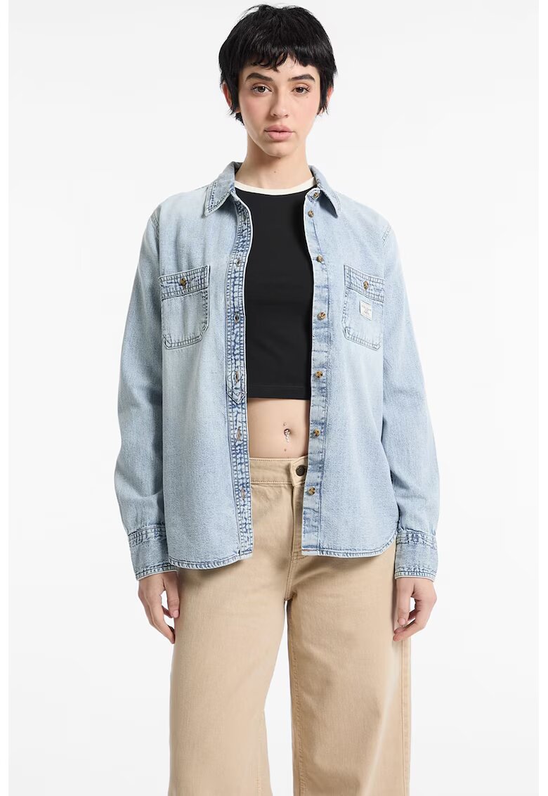 Guess Jeans Дънкова риза с джобове на гърдите