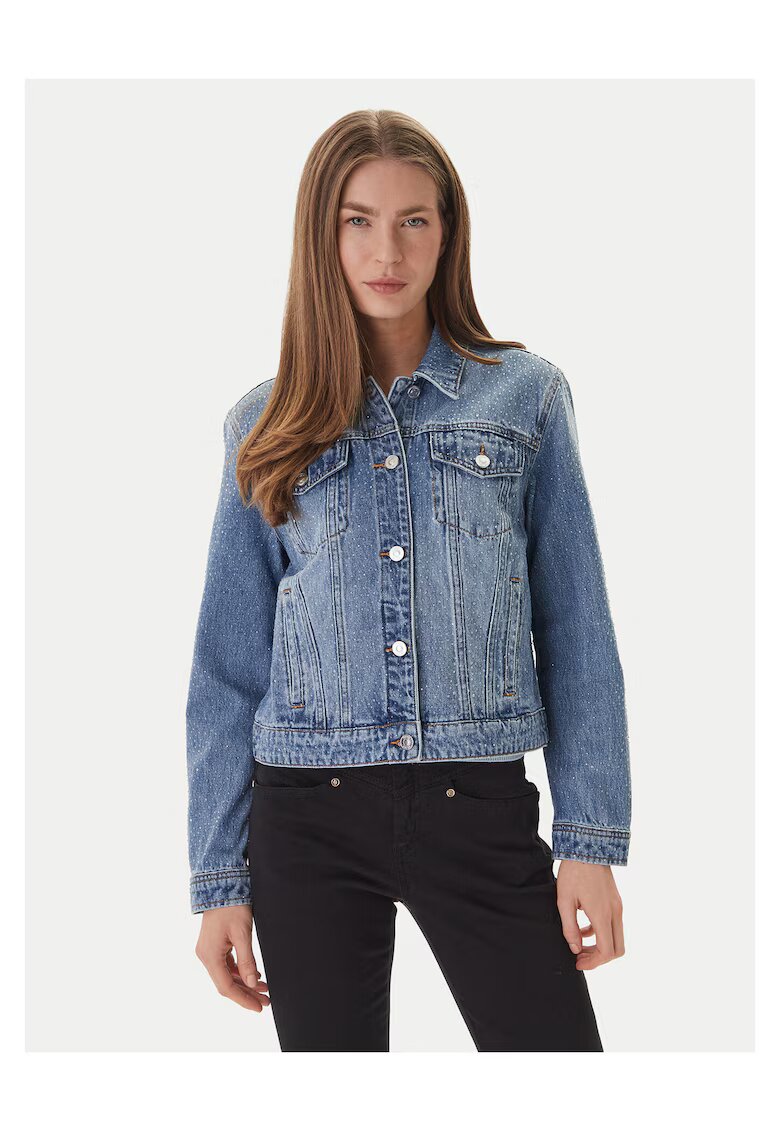 Guess Jeans Дънково яке Памук - INTL - Синьо