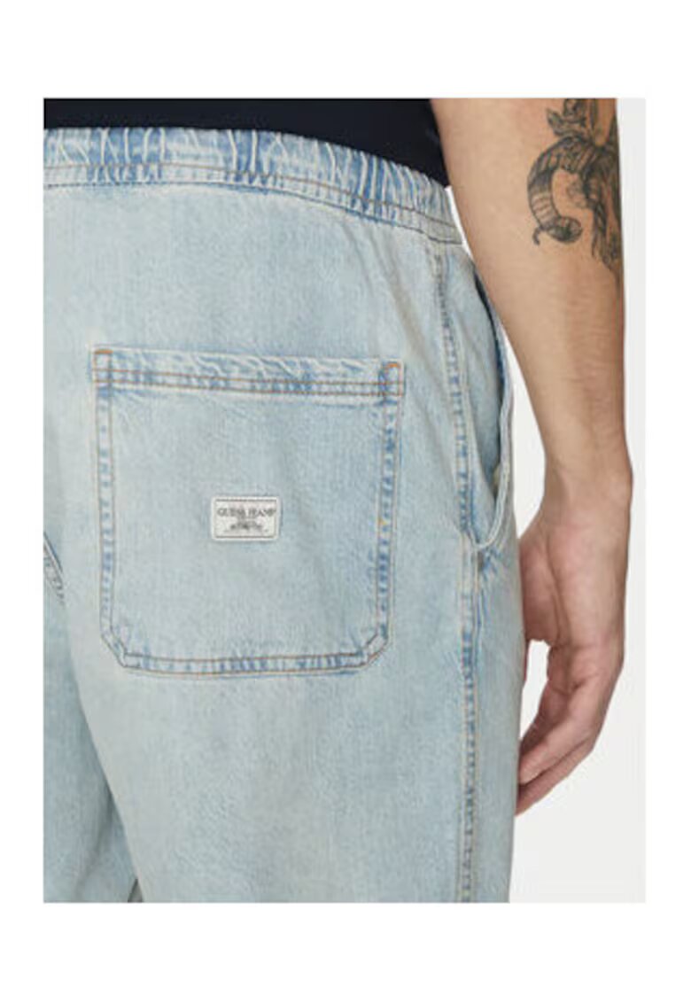 Guess Jeans Къси дънкови панталони с връзка за регулиране