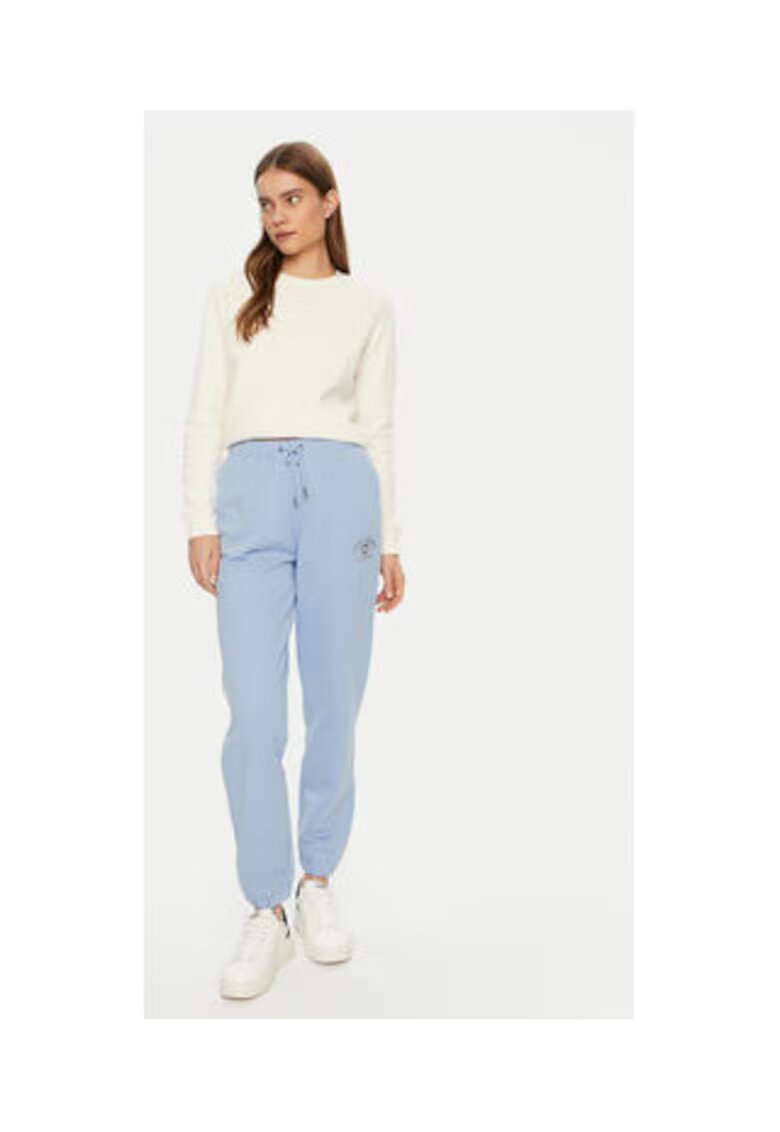 Guess Jeans Конусовидни спортни панталони с регулируема талия