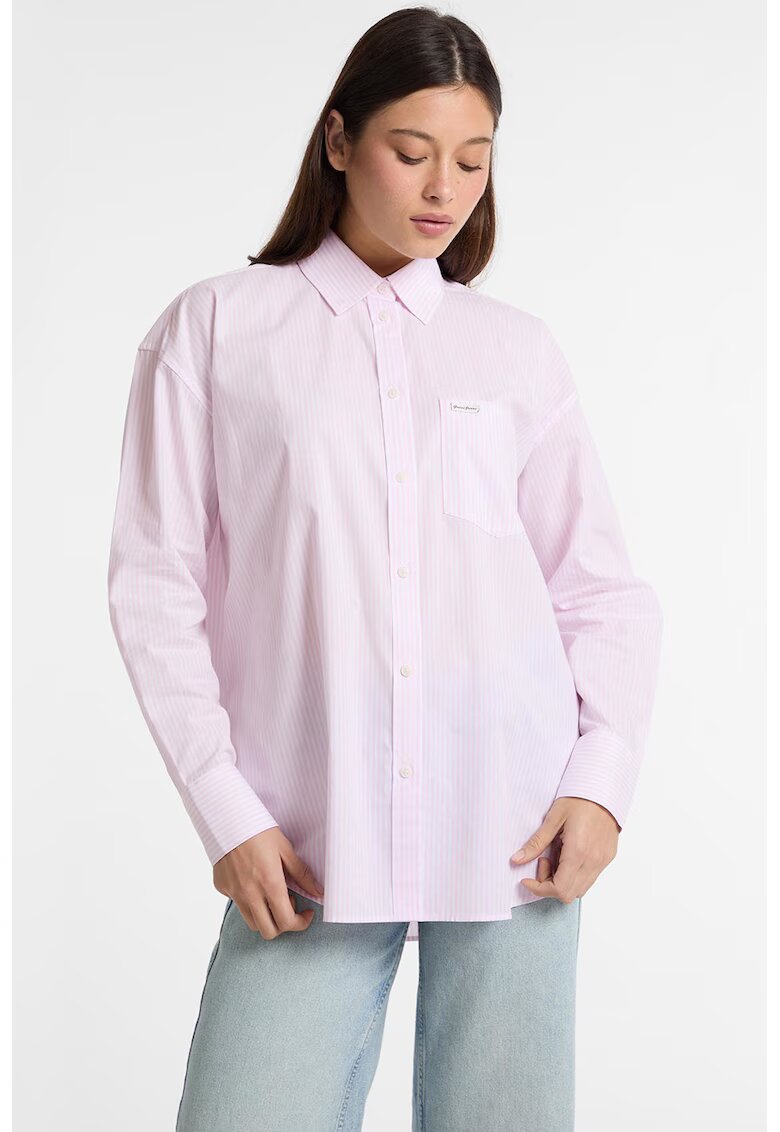 Guess Jeans Памучна риза на райе