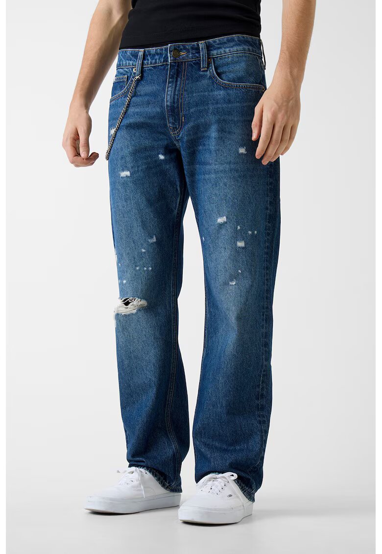 Guess Jeans Свободни дънки с протрити зони