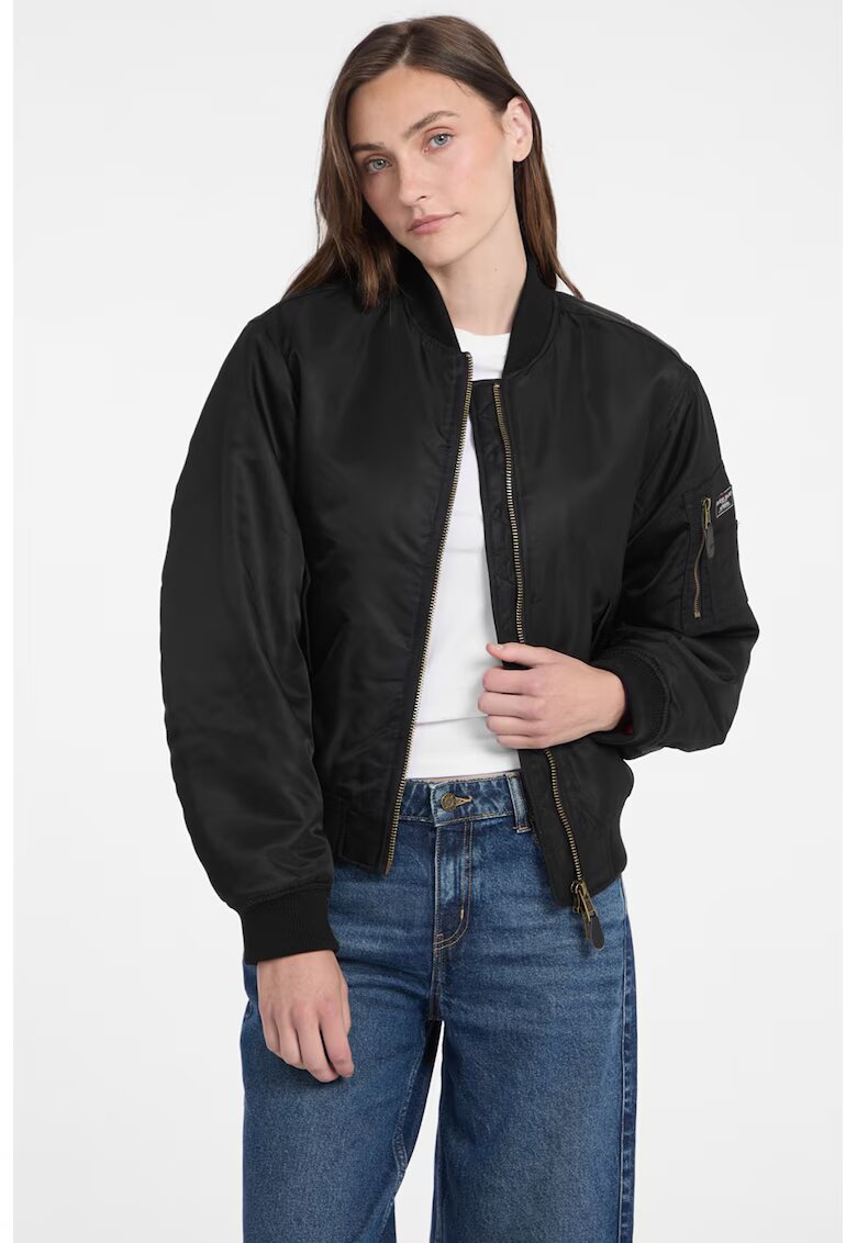 Guess Jeans Яке бомбър с цип