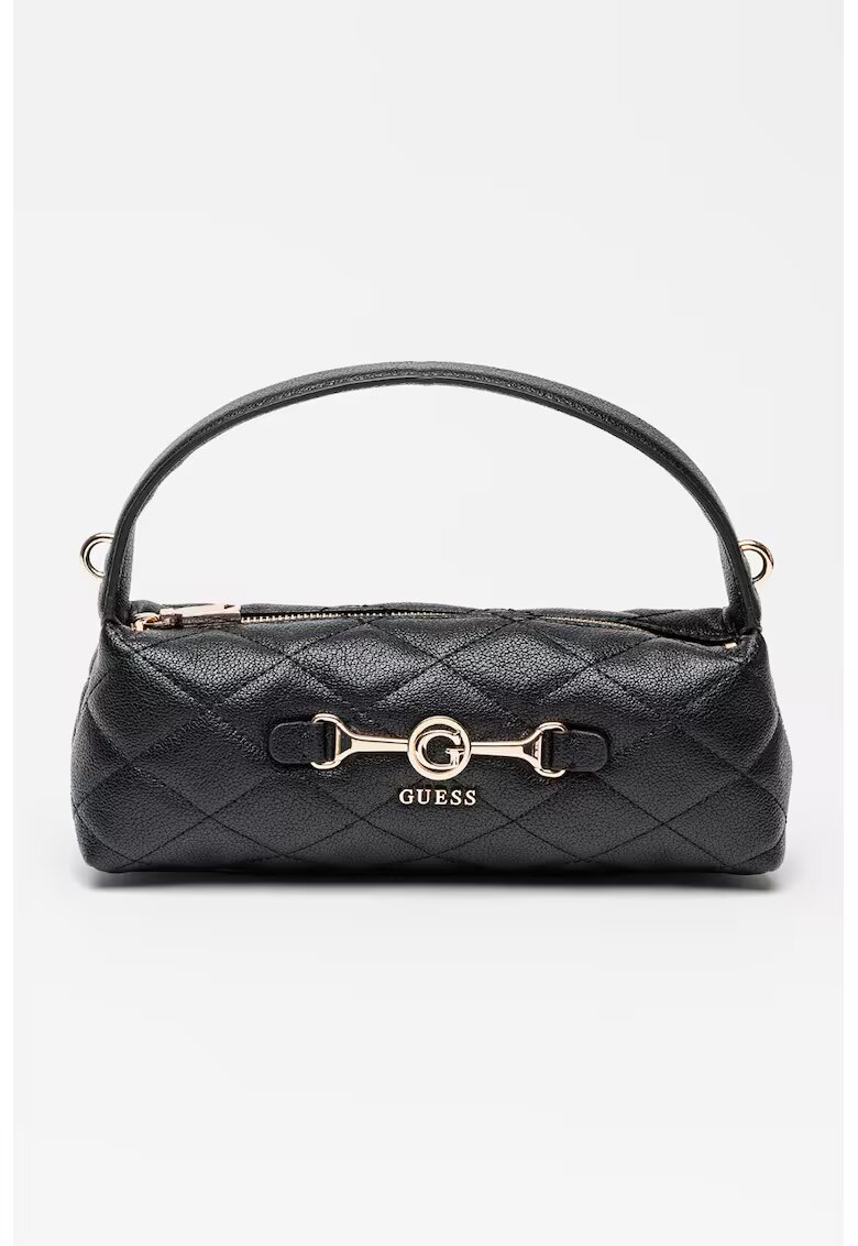 Guess капитонирана чанта с лого - - 10x25x5
