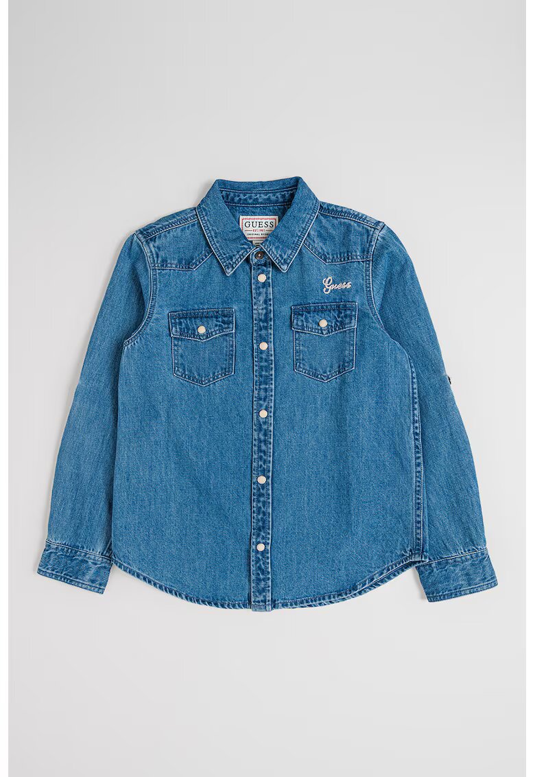 GUESS KIDS Дънкова риза с лого