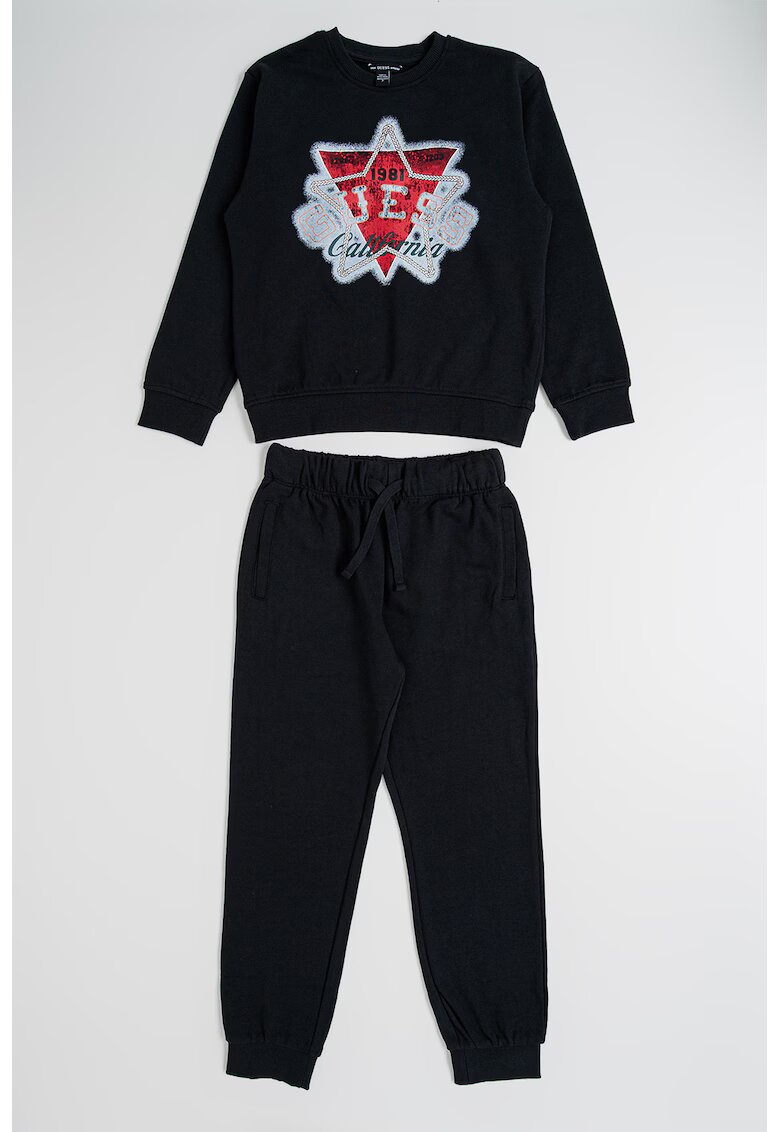 GUESS KIDS Памучен спортен екип с лого