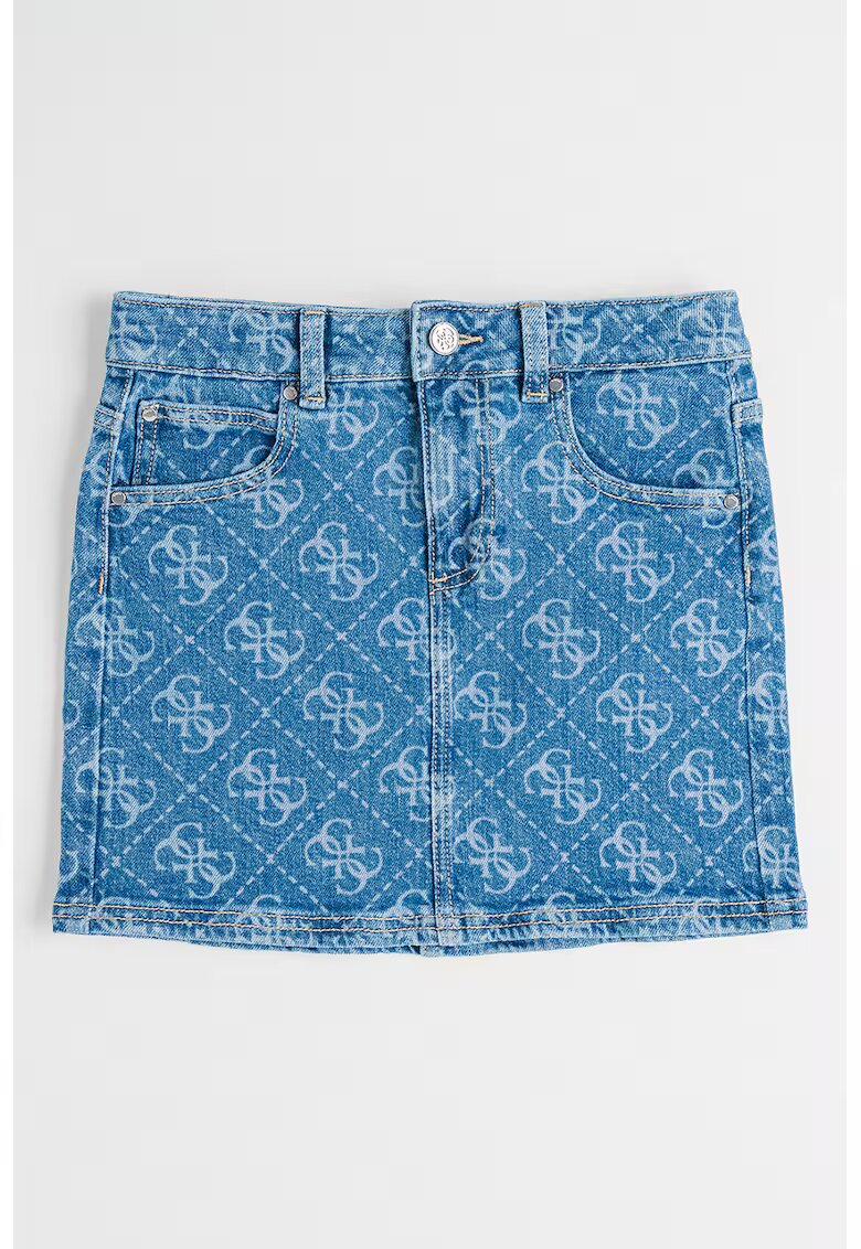 GUESS KIDS Пола от деним с монограм