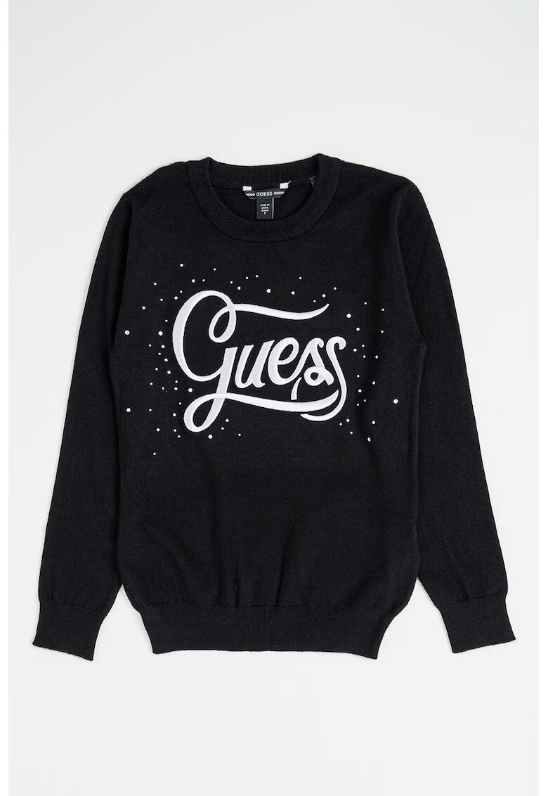GUESS KIDS Пуловер с бродирано лого