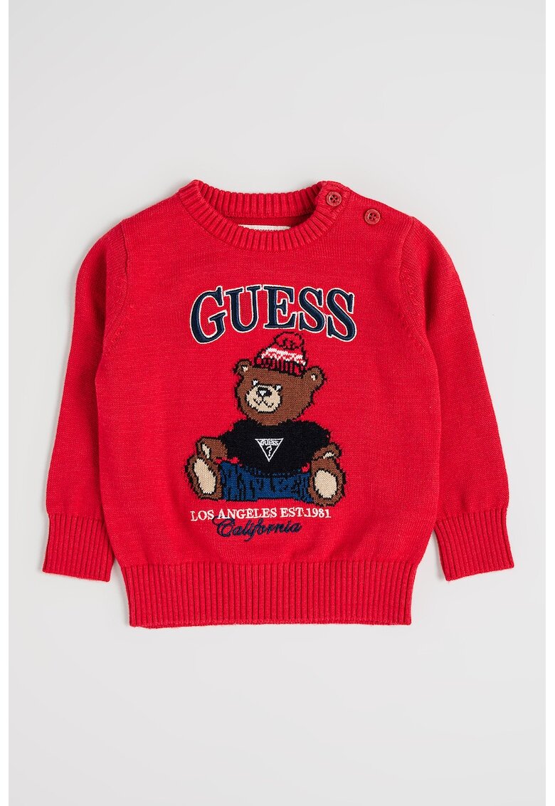 GUESS KIDS Пуловер с графика и лого