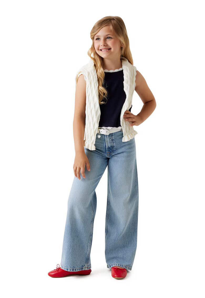 GUESS KIDS Широки дънки деграде