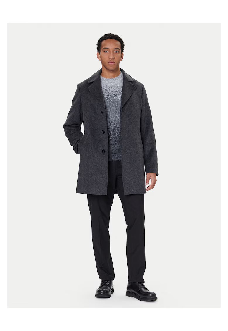 Guess Мъжко палто - модел M4BL3SWGJ82 - сиво