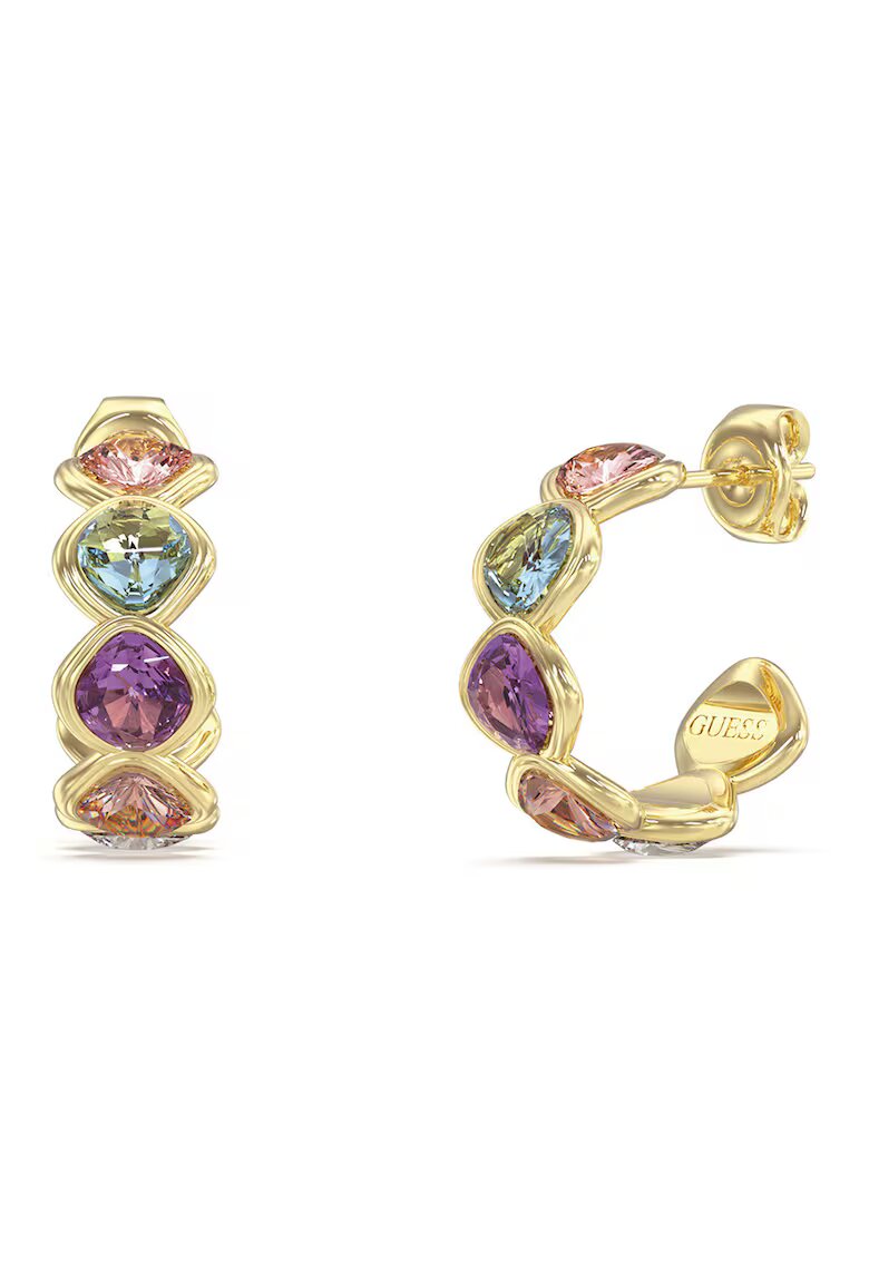 Guess Обеци от неръждаема стомана с кристали