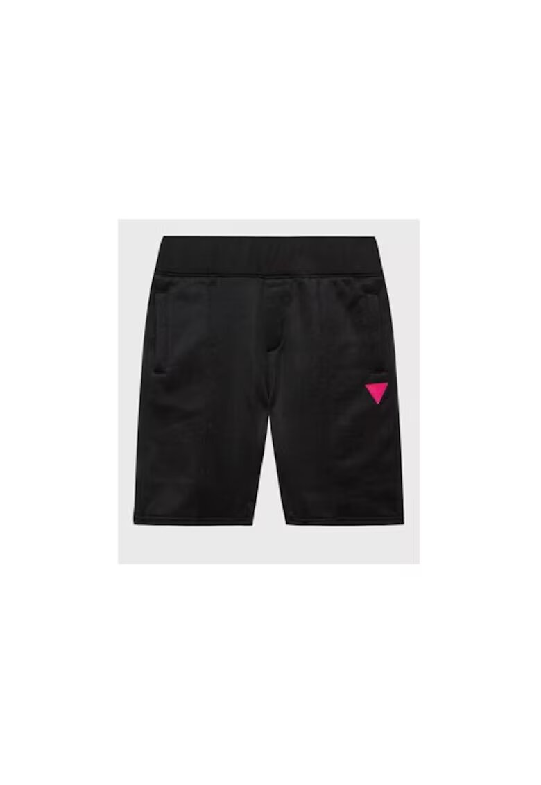 Guess Pantaloni scurti uni cu talie elastica