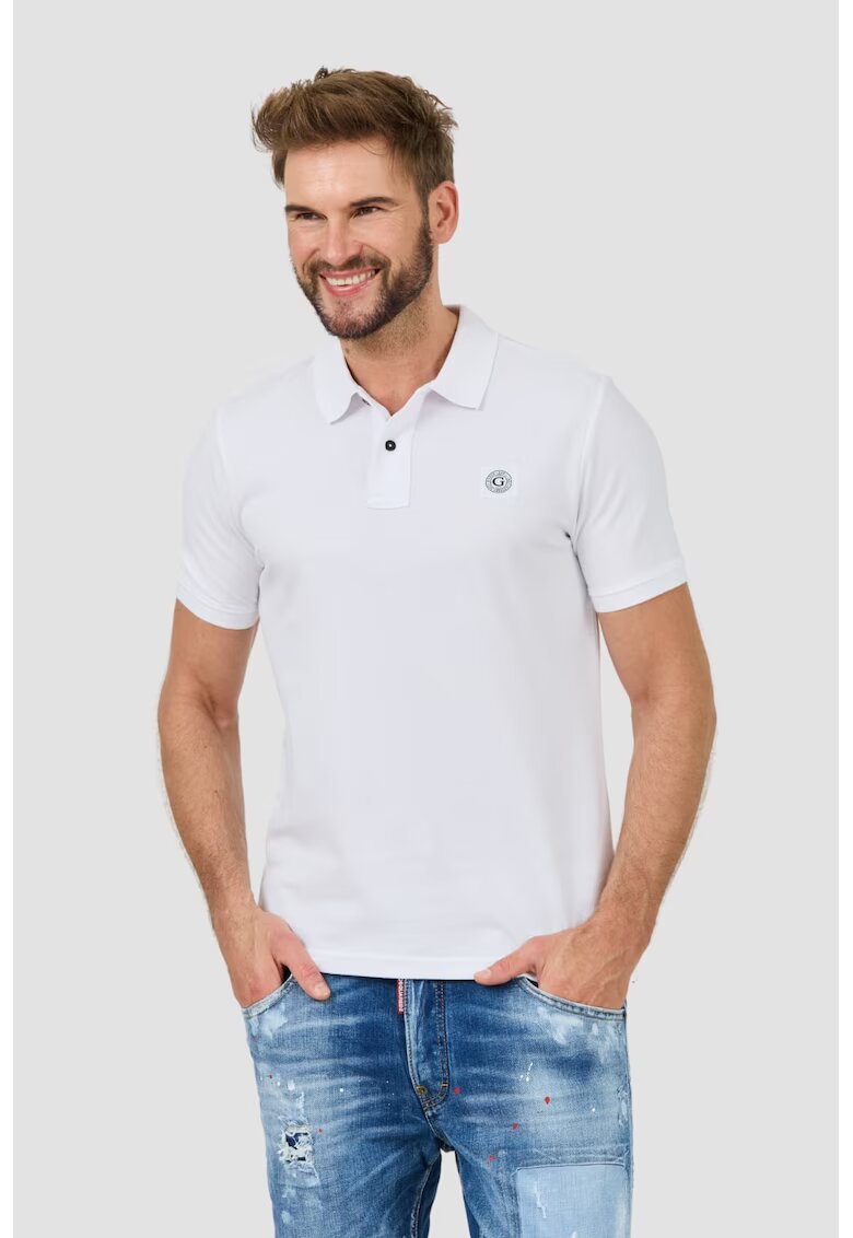 Guess Поло тениска бяла - 56754