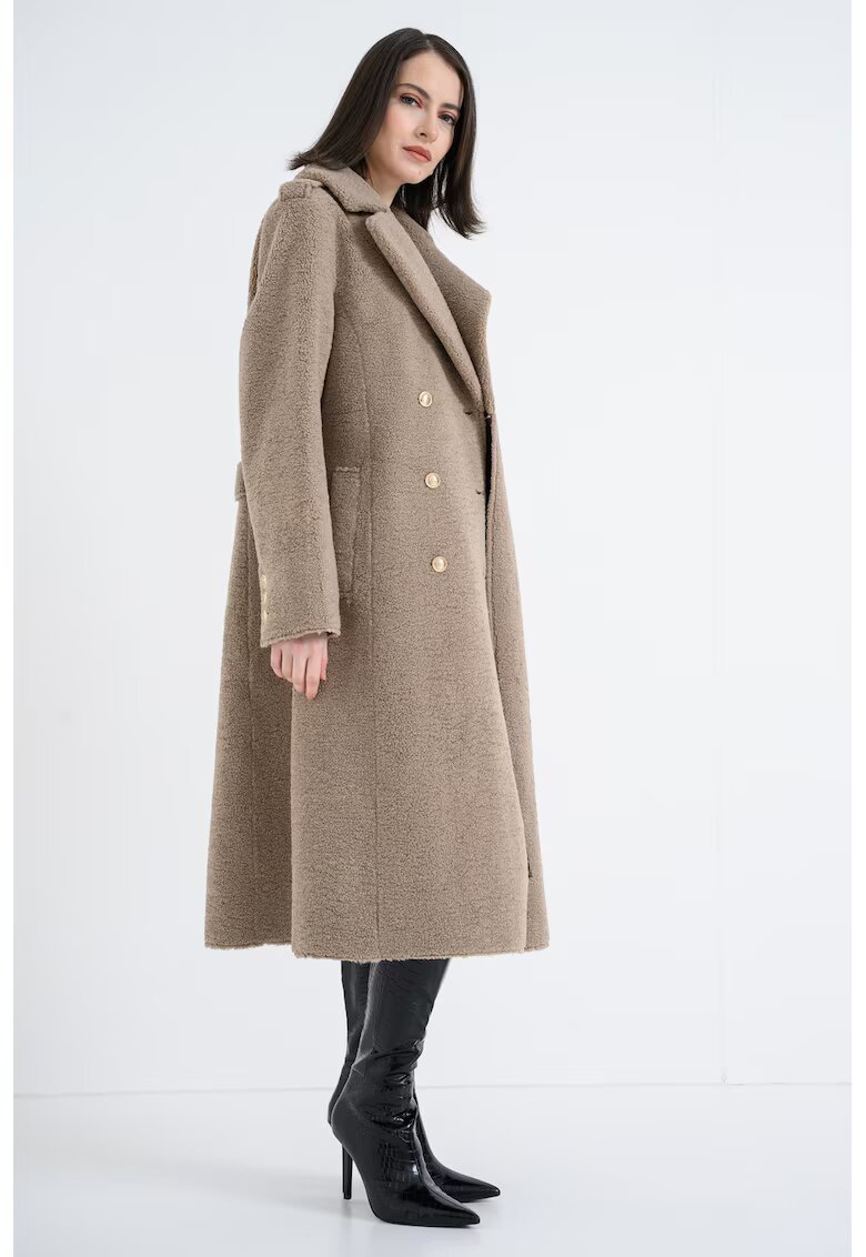 Guess Разкроено двуредно палто