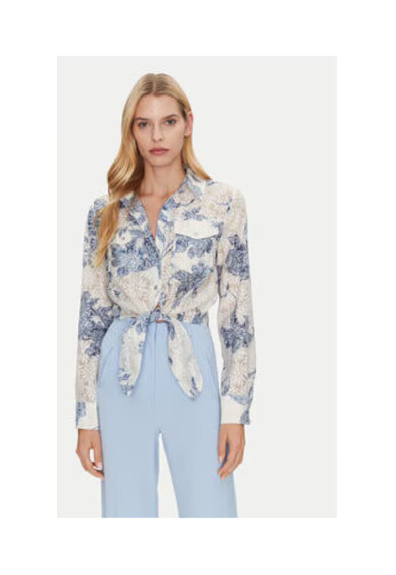 Guess Риза с джоб на гърдите