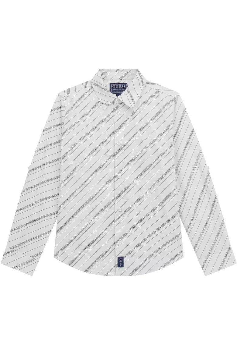 Guess Риза за момчета - Бяла - Лого