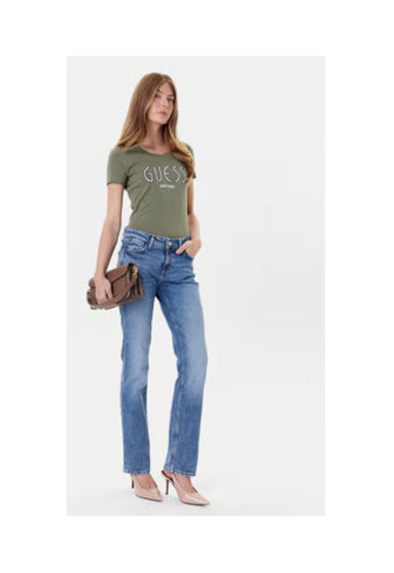 Guess Ризи от памук с редовна кройка