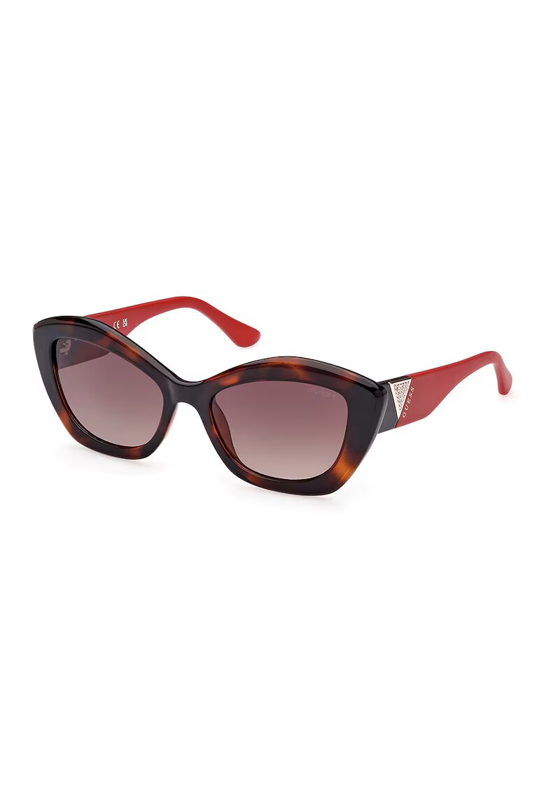 Guess Слънчеви очила Cat-Eye - Кафяв/Оранжев