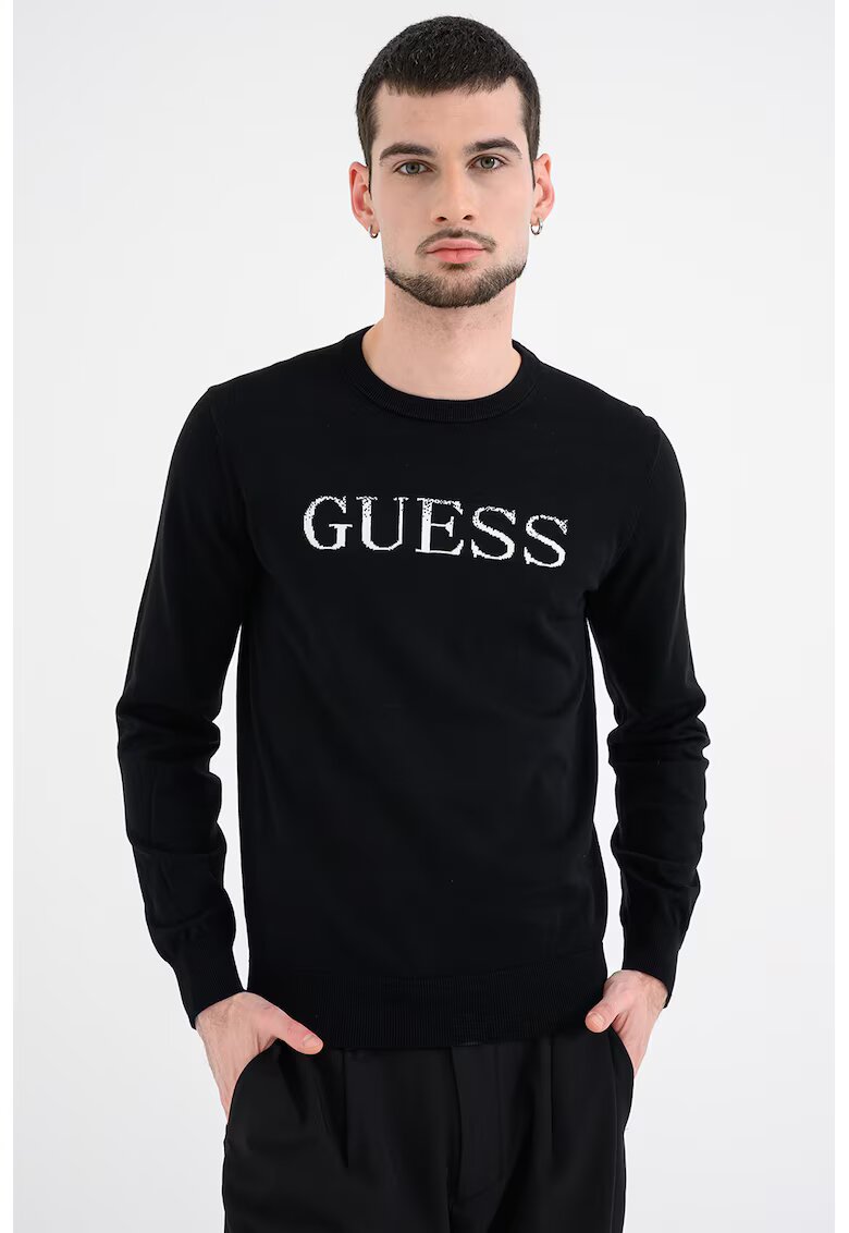 Guess Слим пуловер с лого