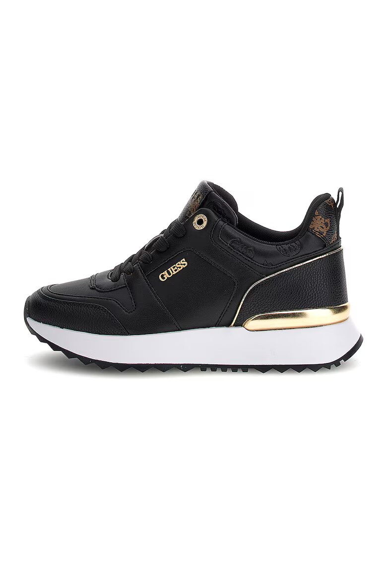 Guess Спортни обувки от еко кожа с лого