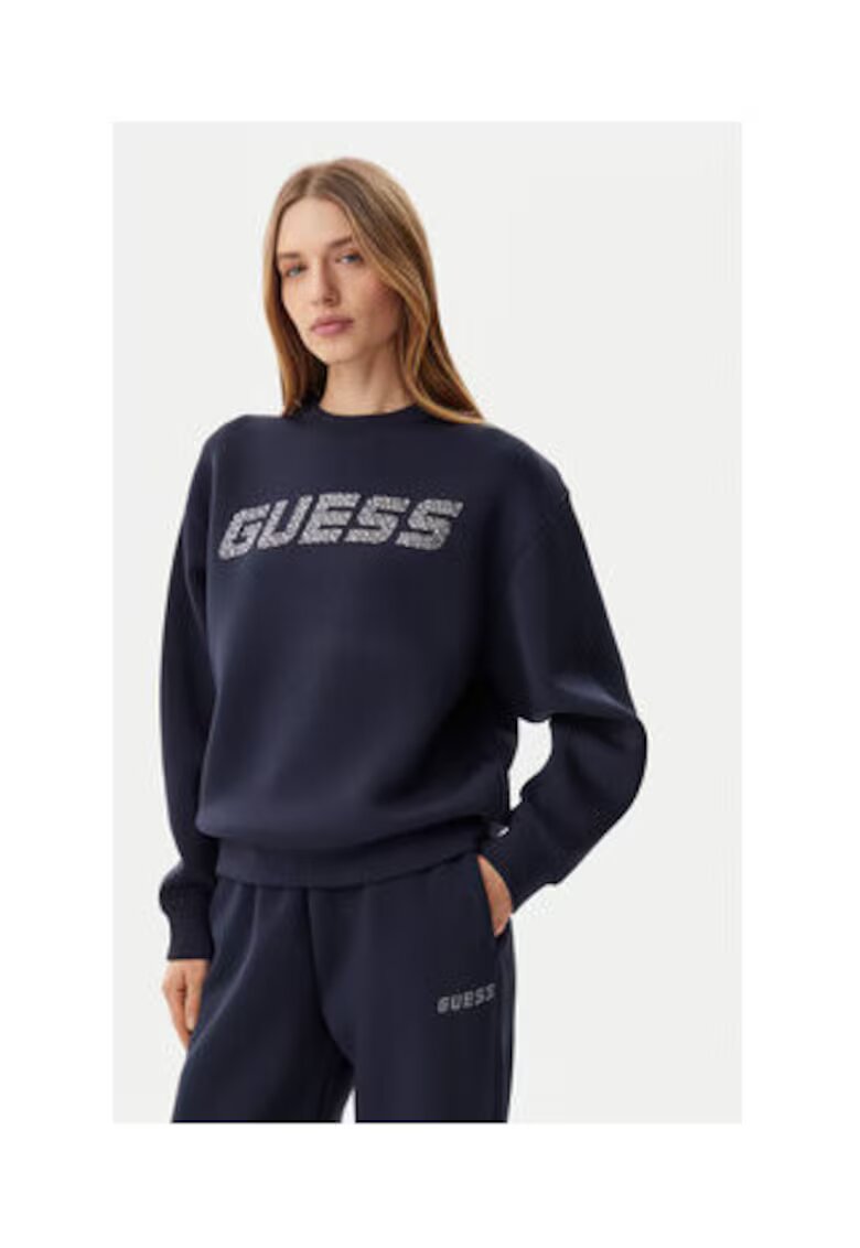 Guess Суичър с щампа на лого