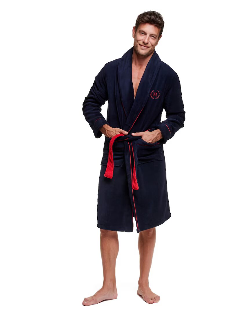 Henderson Got Men's Robe - Dark Blue