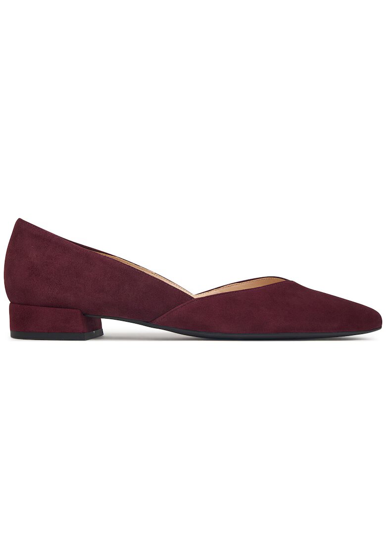 Hoegl Hogl - обувки от велур с нисък ток в
