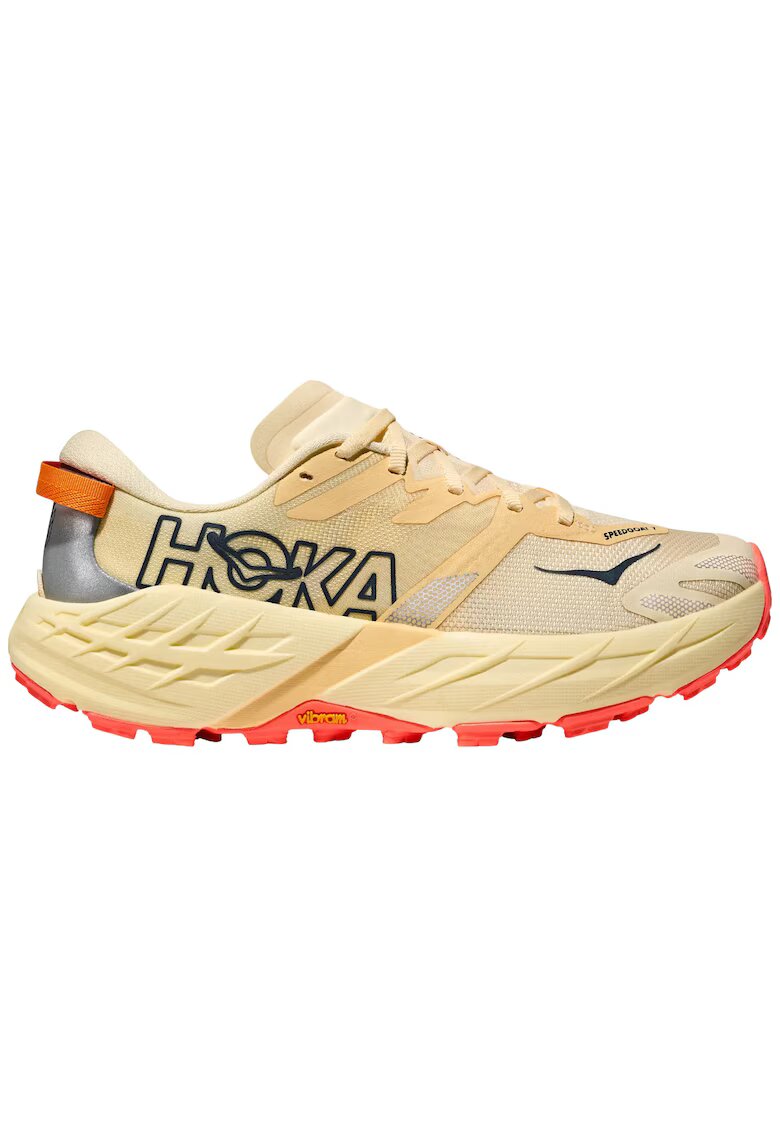 Hoka Трейл маратонки Speedgoat 7 със светлоотразители - Бежов - 5