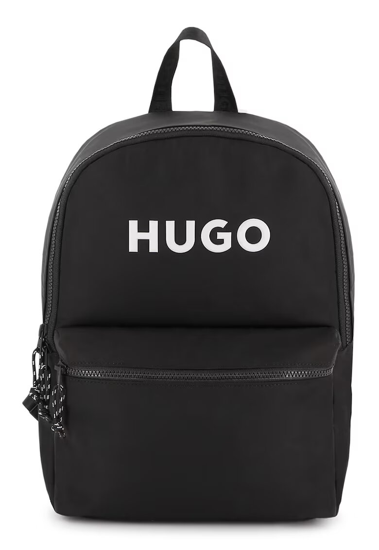 HUGO Раница с лого - Бял/Черен