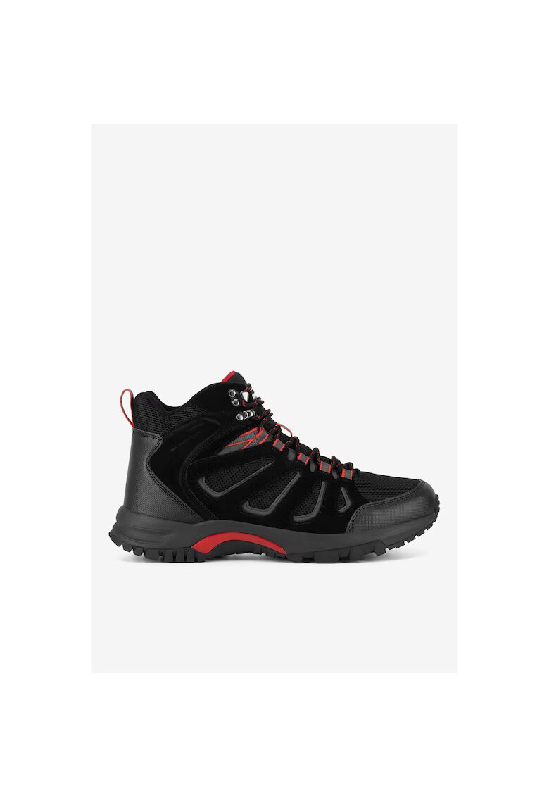 Hunter Трекинг обувки MASON MID HIKER WP - черни