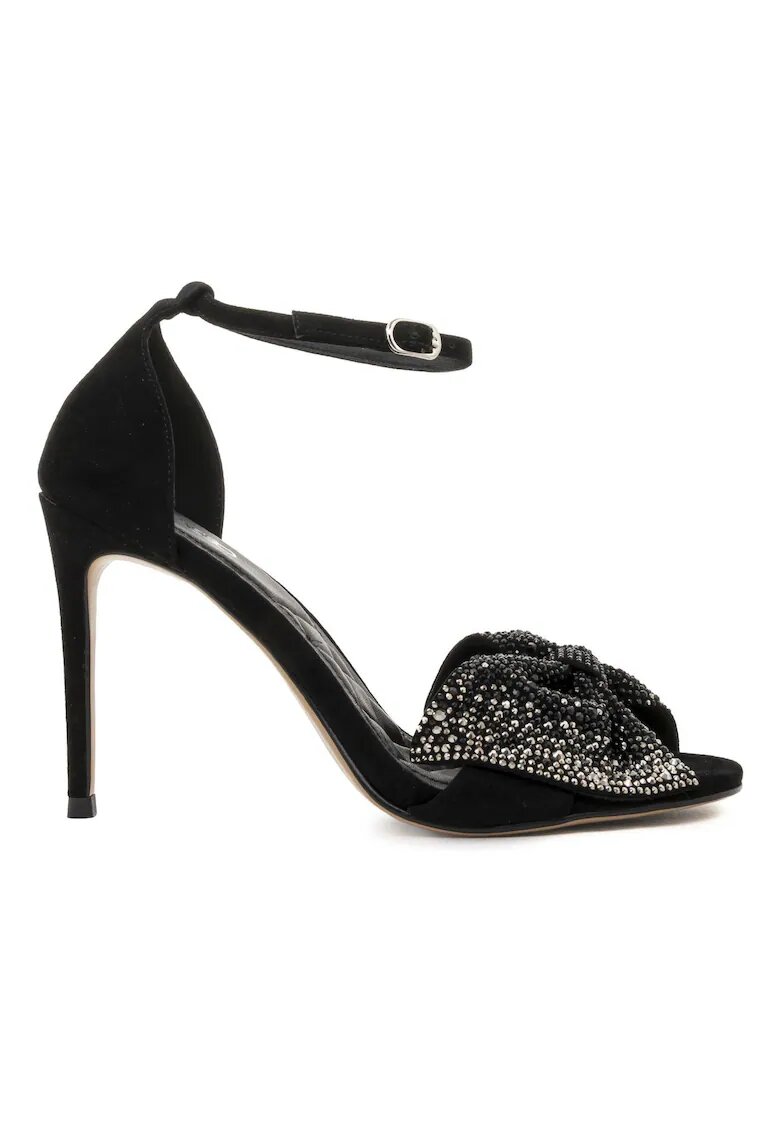 Il Passo Marilee Suede Sandals With Bow Detail