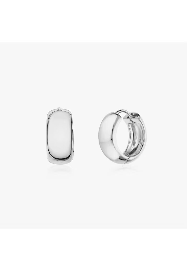 INDIRA Сребърни обеци Bold Maxi Hoops