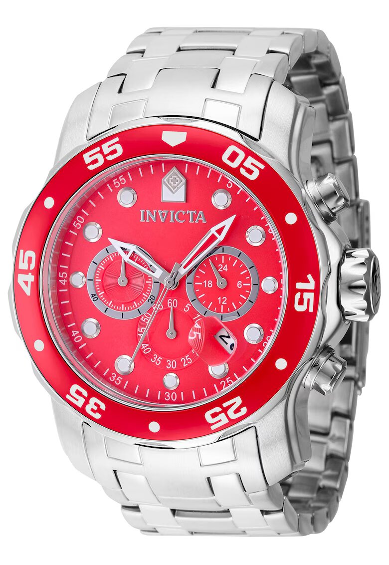 Invicta Мъжки часовник - мултифункционален - хронограф - водоустойчив 10 atm - 48mm