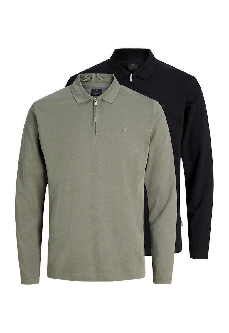 Jack & Jones Блузи с памук с яка - 2 броя