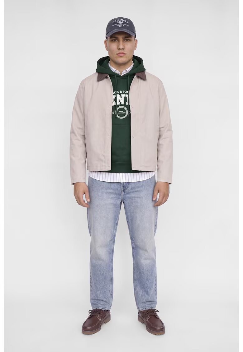 Jack & Jones Худи Plus Size с джоб кенгуру