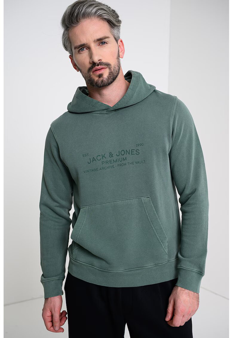 Jack & Jones Худи с джоб кенгуру