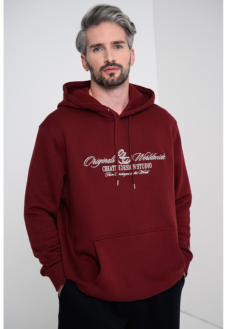 Jack & Jones Худи с джоб кенгуру Plus Size